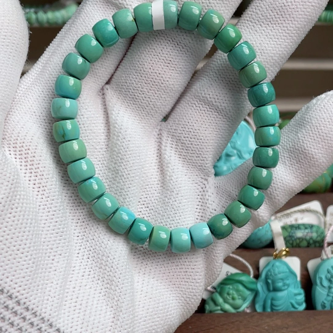 绿松石未镶嵌莫奈直切单圈71