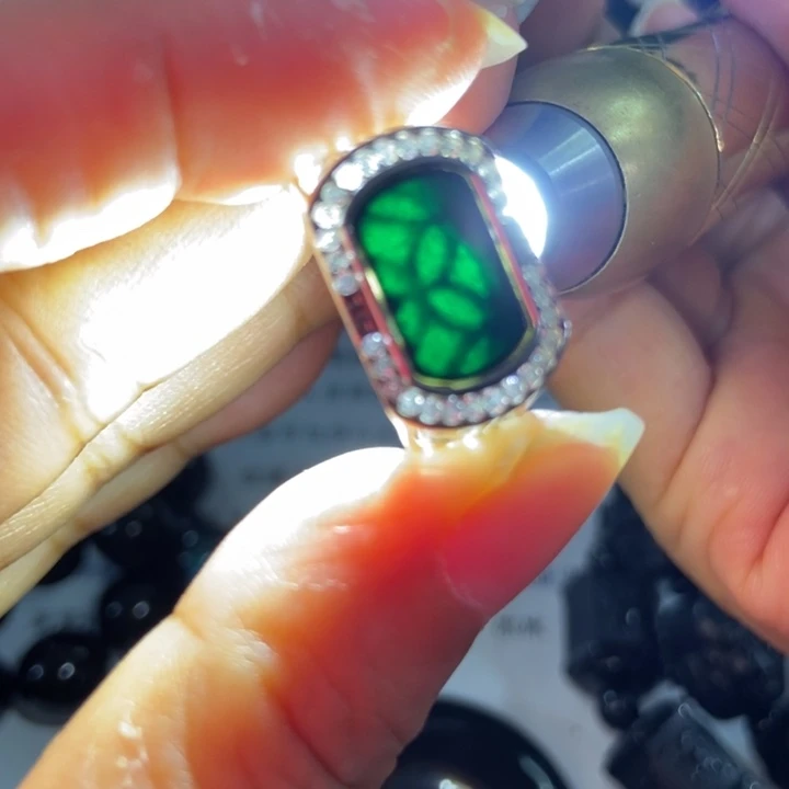 未镶嵌手链翡翠墨翠