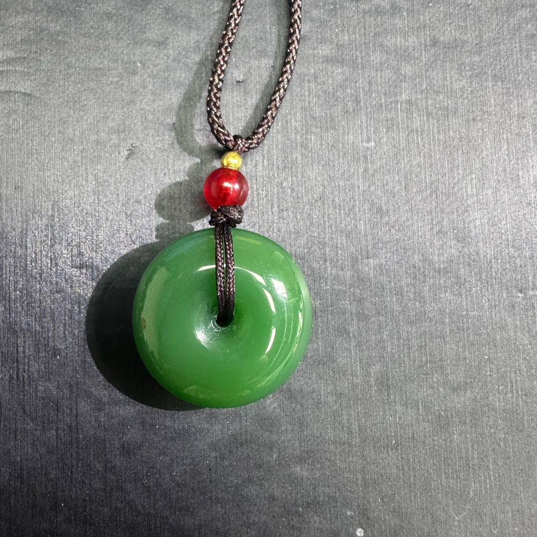 和田玉平安扣吊坠C15