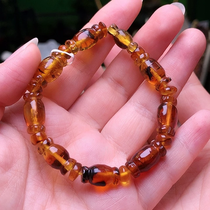 琥珀未镶嵌裸石抚顺琥珀-308