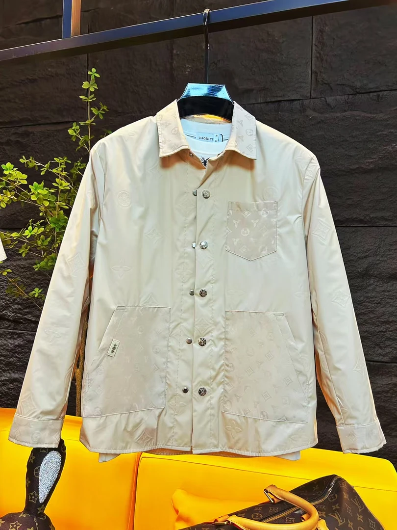 8805-1春秋防晒花卉翻领时尚情侣款外套