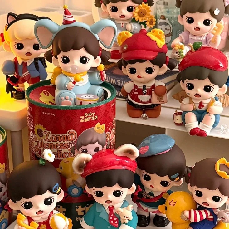 【拆盒】各种萌粒系列zoraa可爱即正义盲盒盲袋手办潮玩摆件