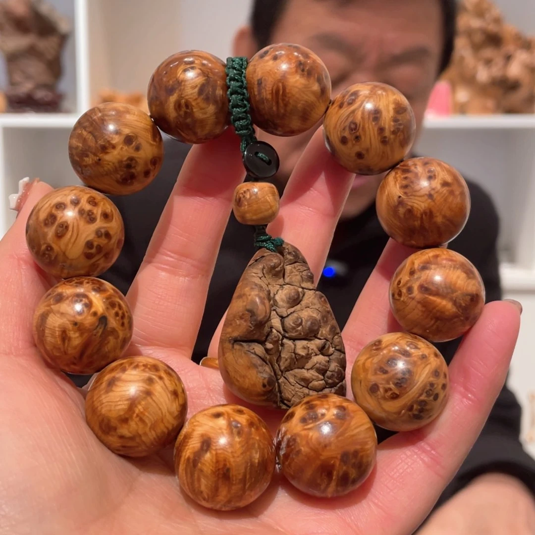 【闪购商品】柏木（崖柏）2.0满瘤花手串