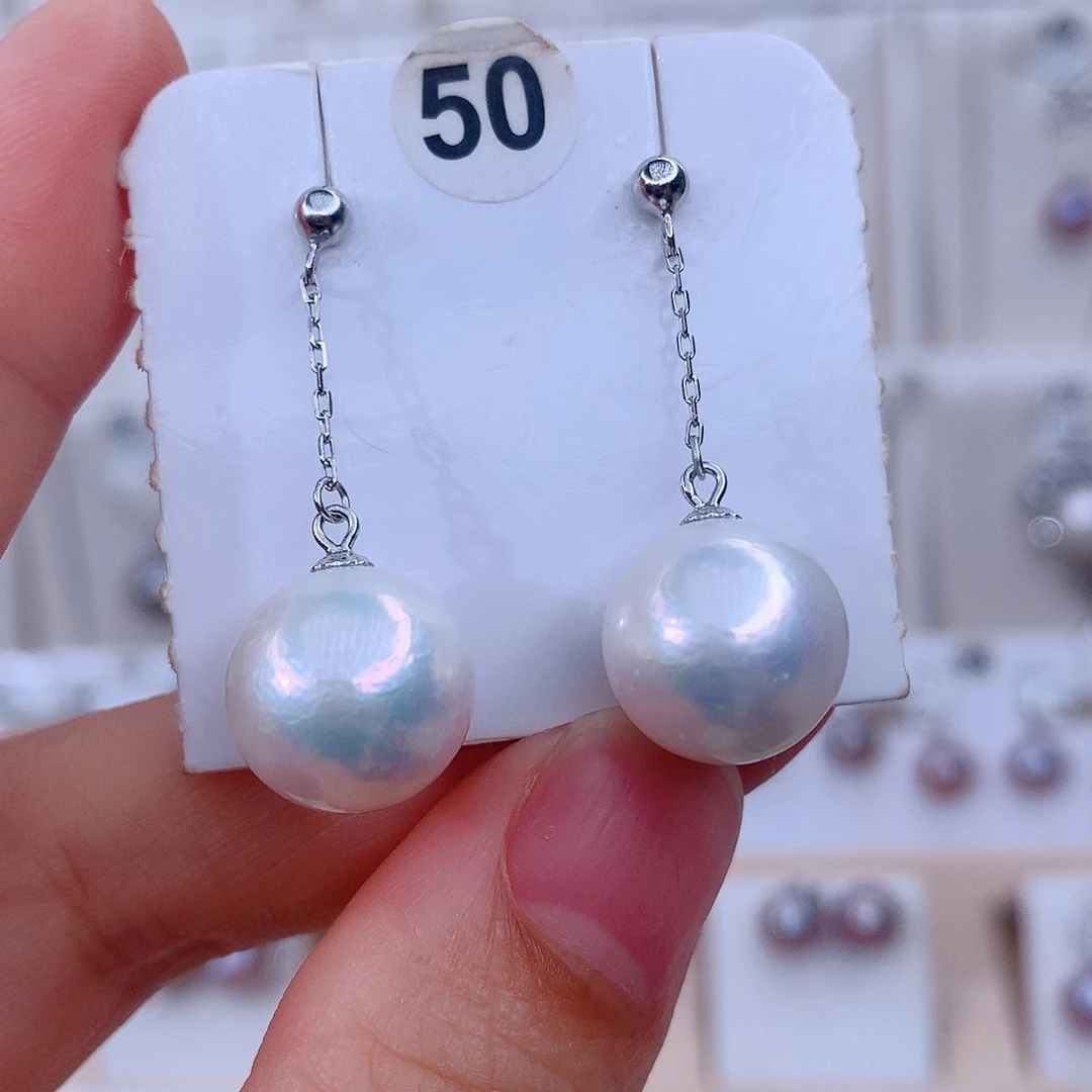 银S925镶嵌淡水珍珠颈饰