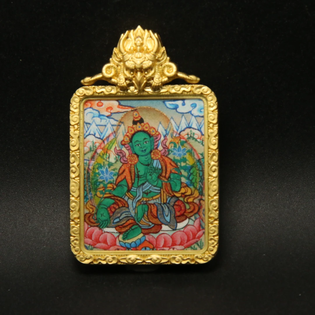 【表哥专属】 绿度母唐卡58*48  1811-2109