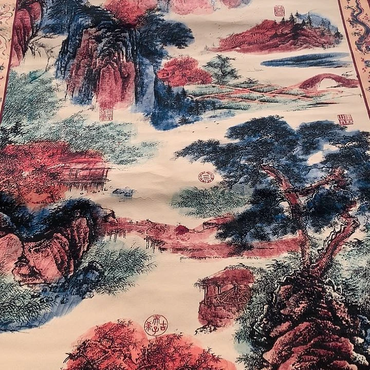 竖款装饰画工艺品