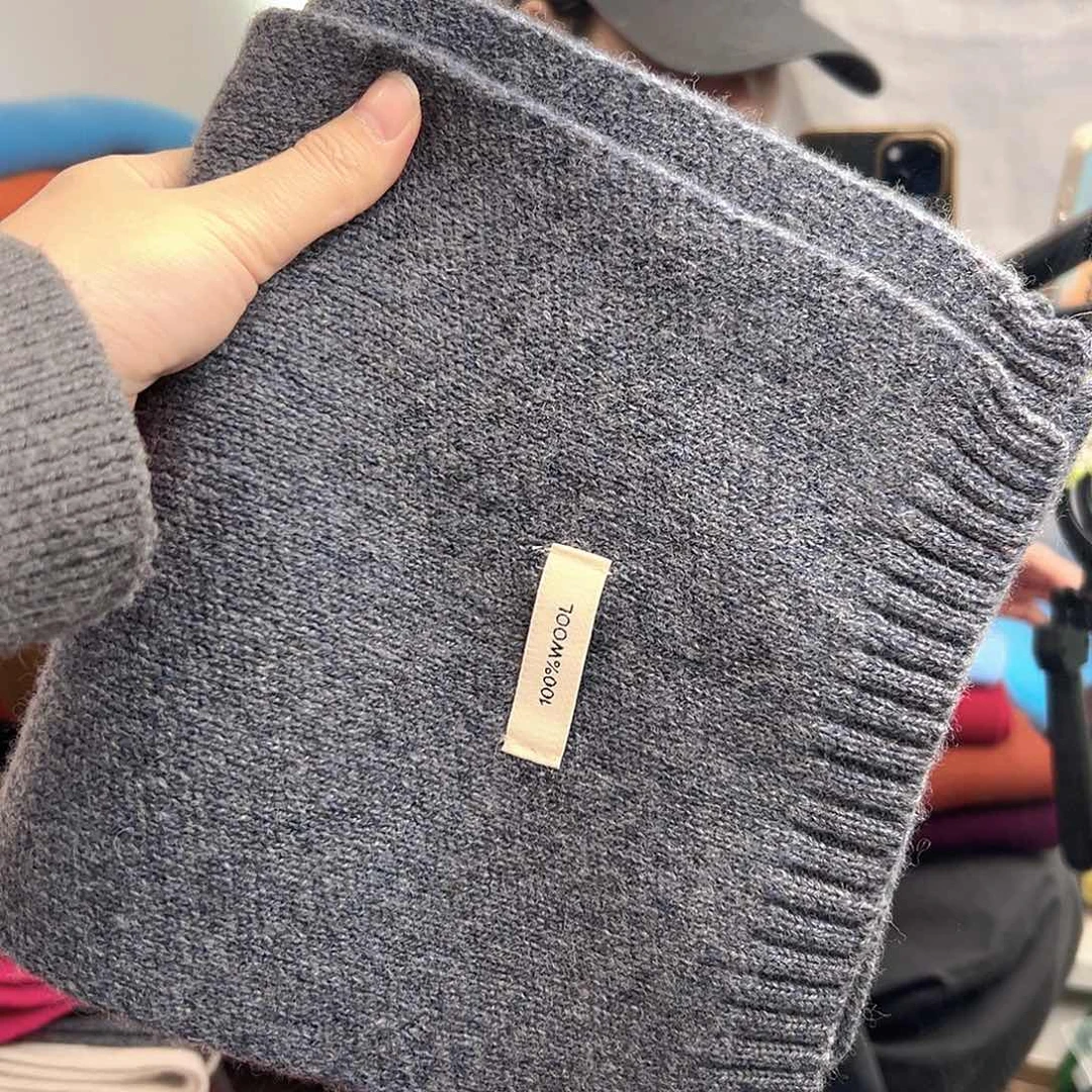 美丽诺羊毛羊毛围巾