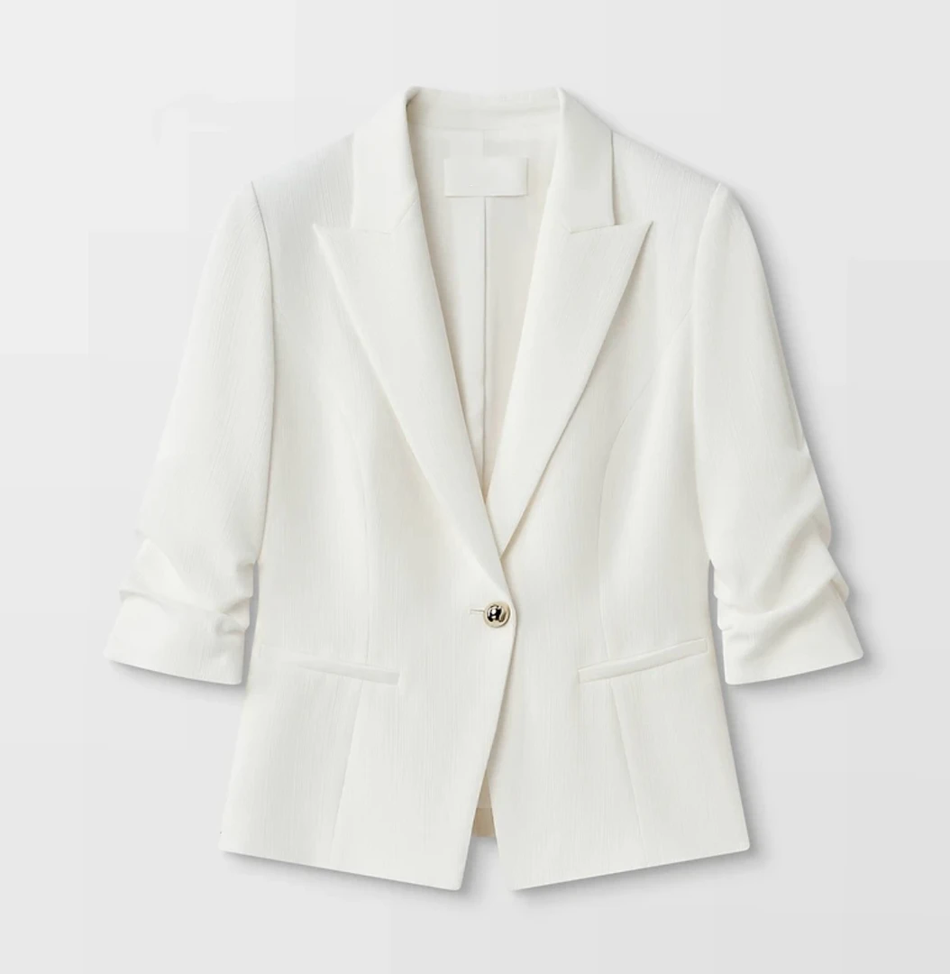 【大喜】时尚醋酸显瘦西装（25W02090）