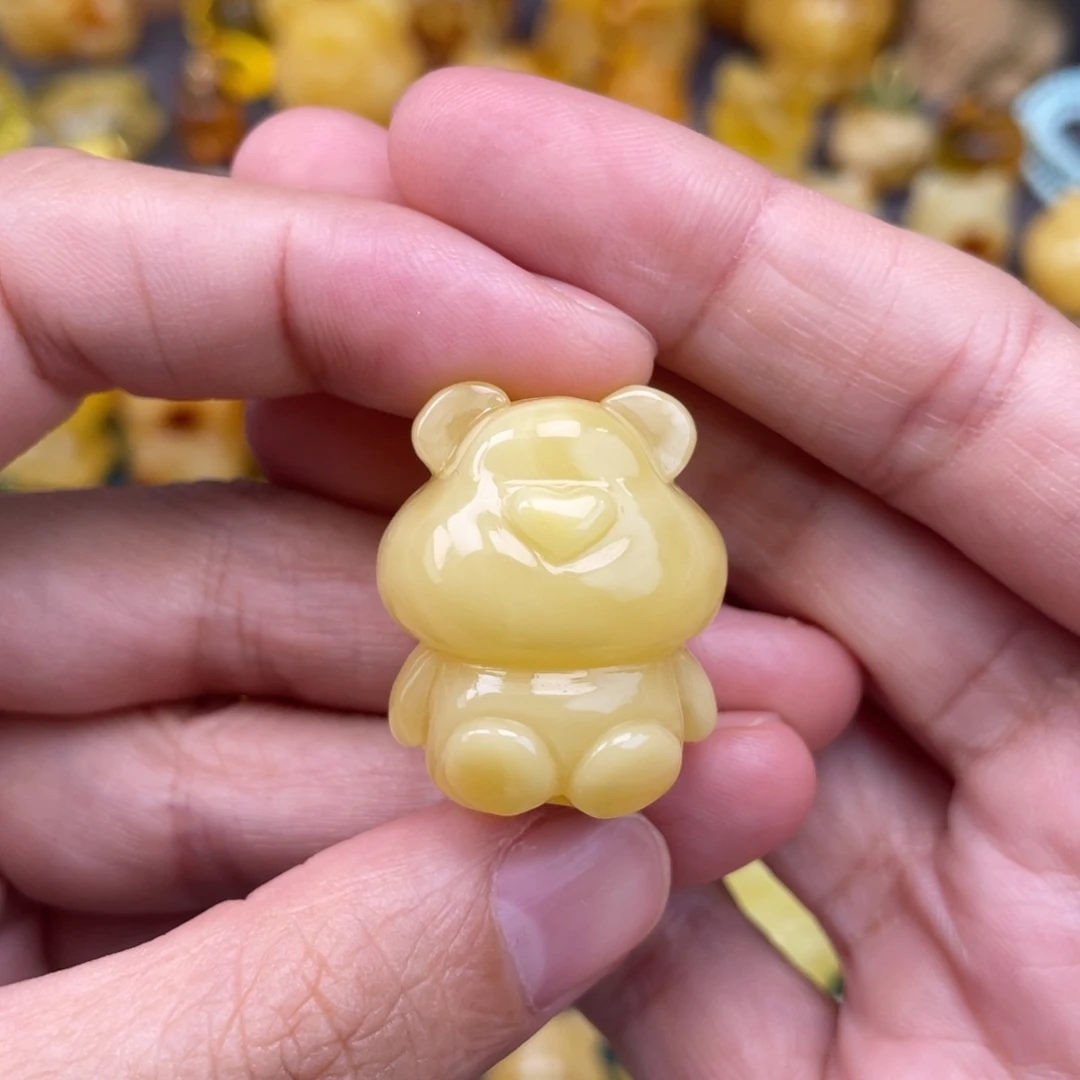 裸石琥珀未镶嵌蜜蜡