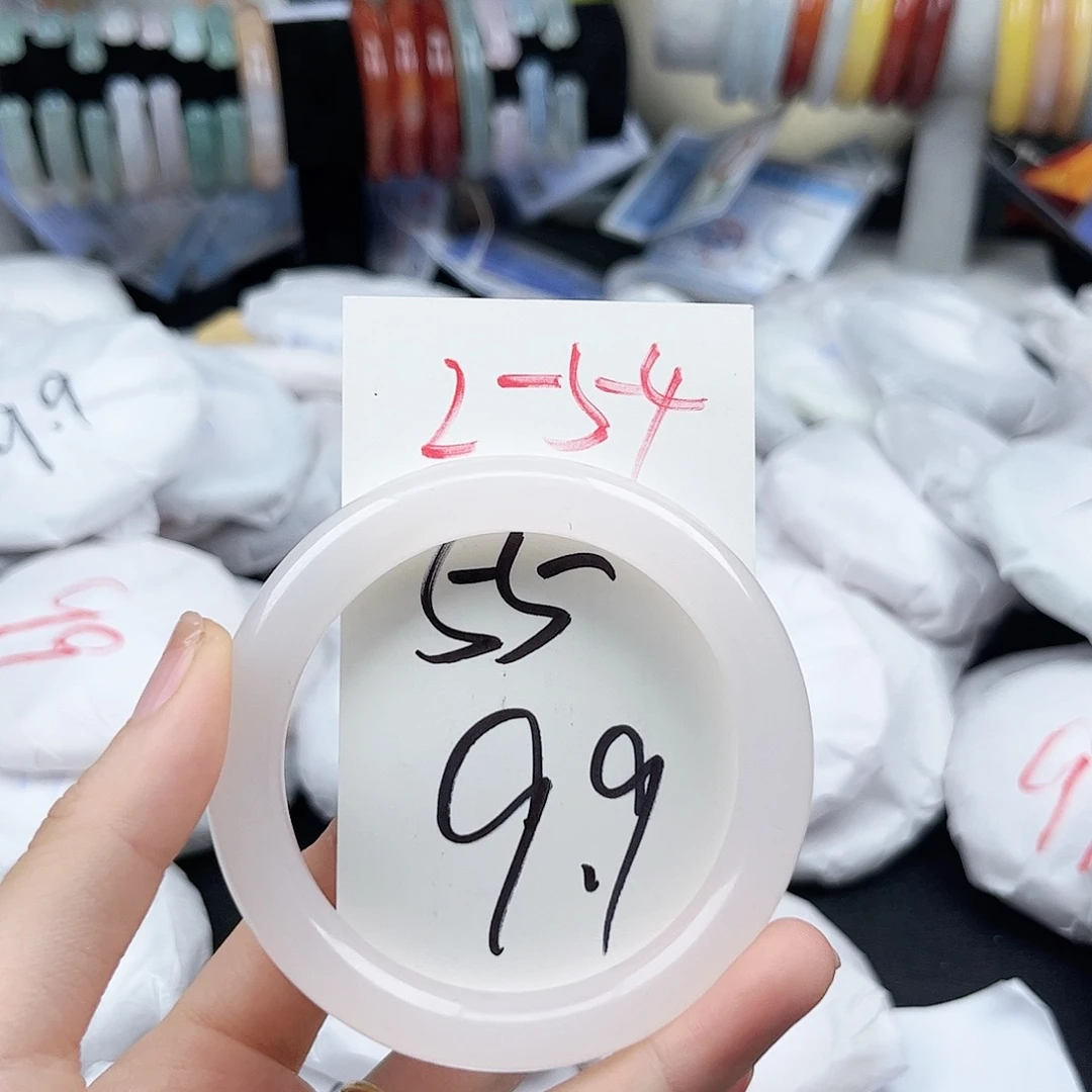 未镶嵌手镯石英质玉2.54