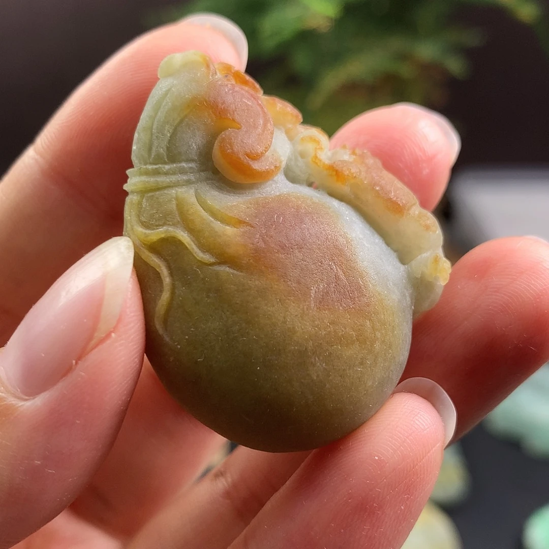 未镶嵌定制翡翠钱袋