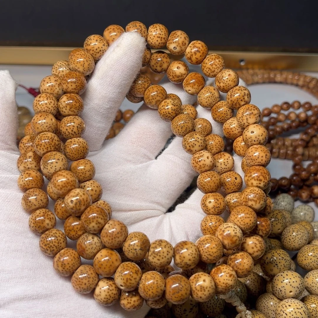 小***张吊坠星月菩提11✖️9正月鼓珠橘底