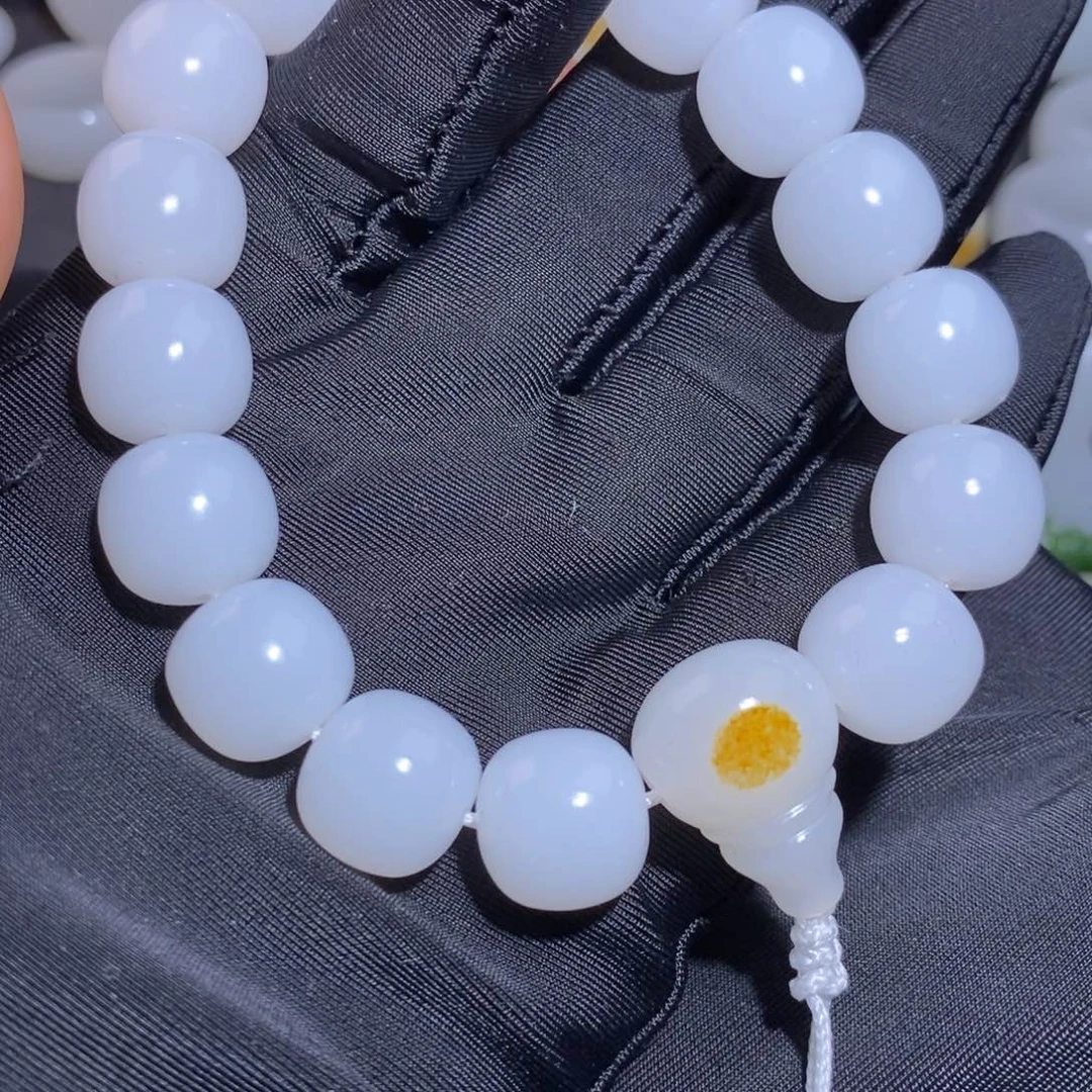 和田玉未镶嵌套链现*人