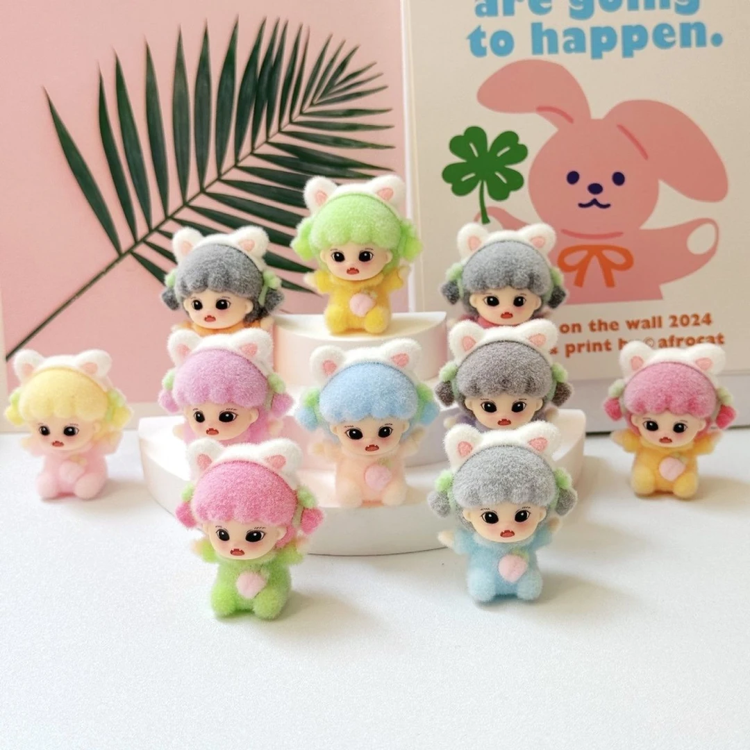 【九宫格】可爱立体植绒款桃子妹妹