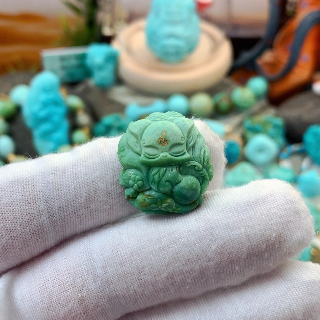 绿松石未镶嵌珠宝半成品