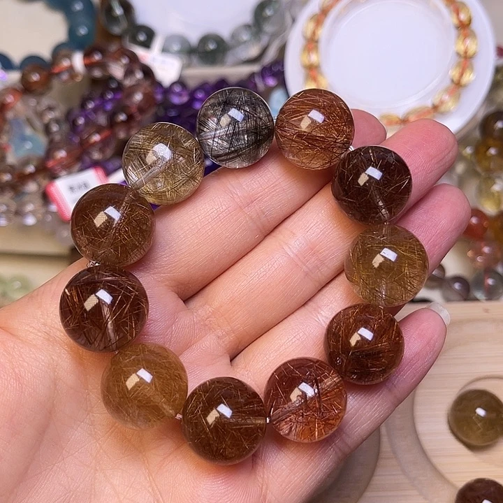 水晶手链未镶嵌冰*式彩发晶