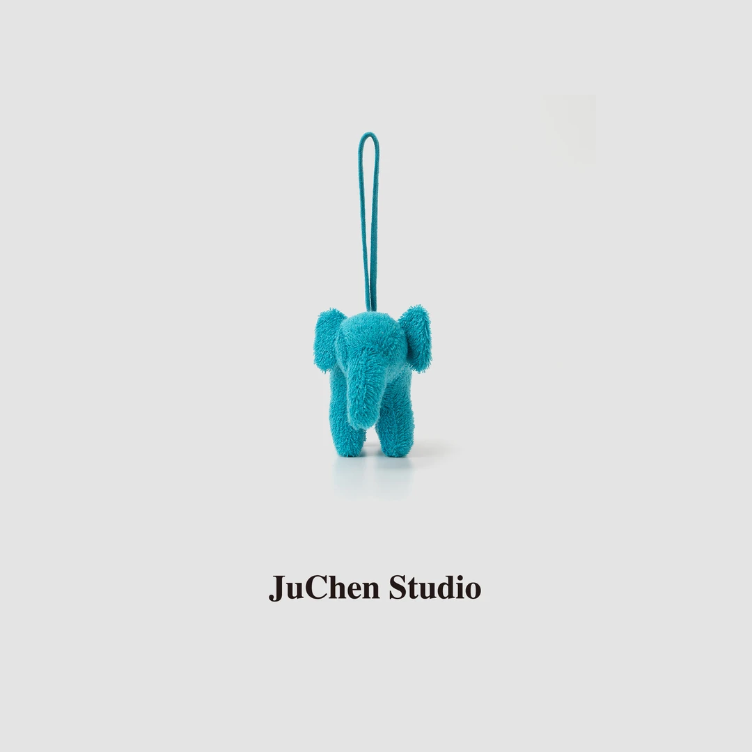 “毛绒小象”韩系可爱毛绒公仔包包挂件配饰SP250103-27