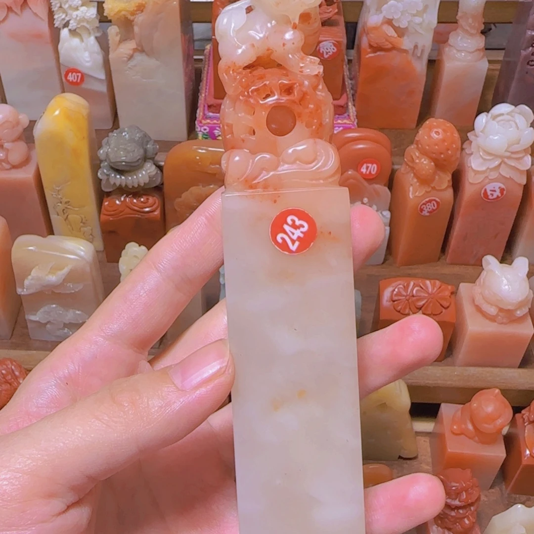 佛***连昌化石印石篆刻作品