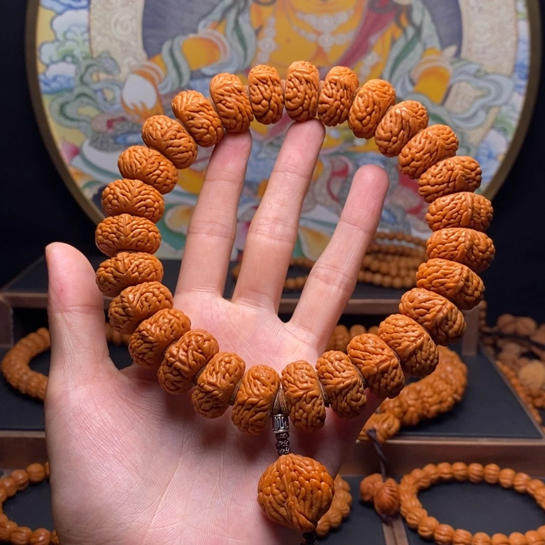手串桃核龙纹桃核麒麟