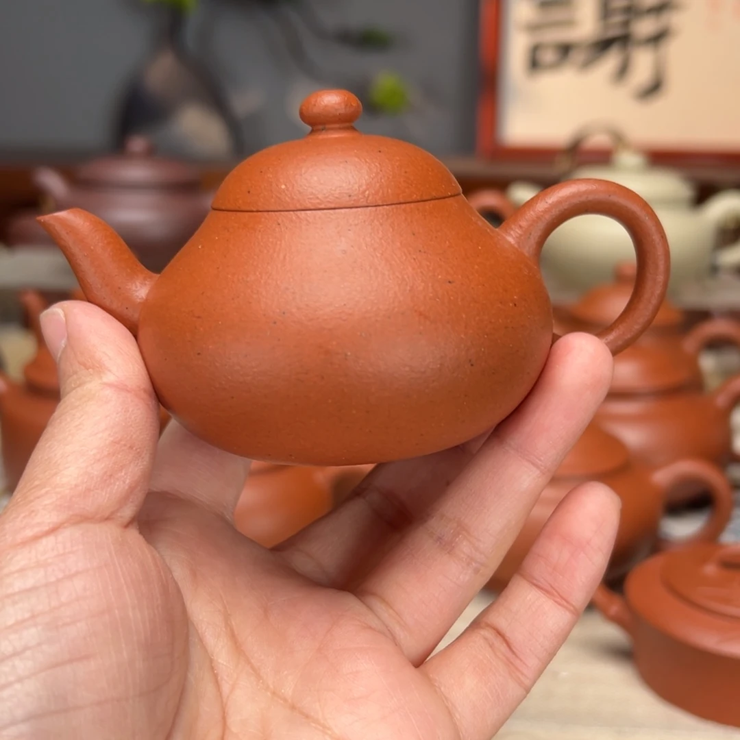 紫砂茶壶唯****爱宝山红泥120