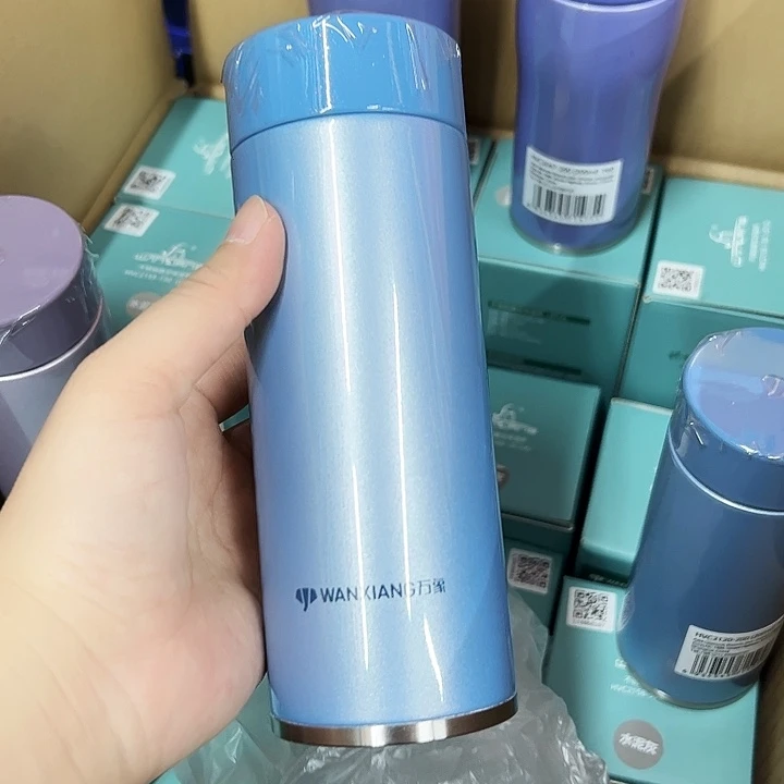 手工艺品琉璃万象保温杯h47-300蓝色