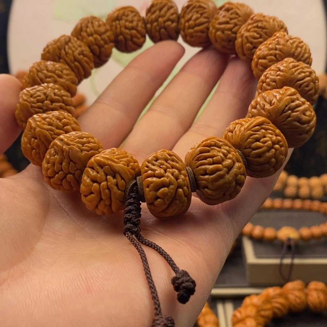 桃核手串23麒麟手串