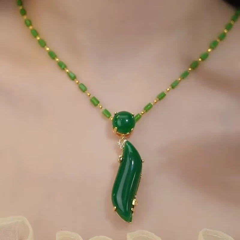【香港ZHOUFU】高定典藏美人腰祖绿臻品吊坠-无礼盒