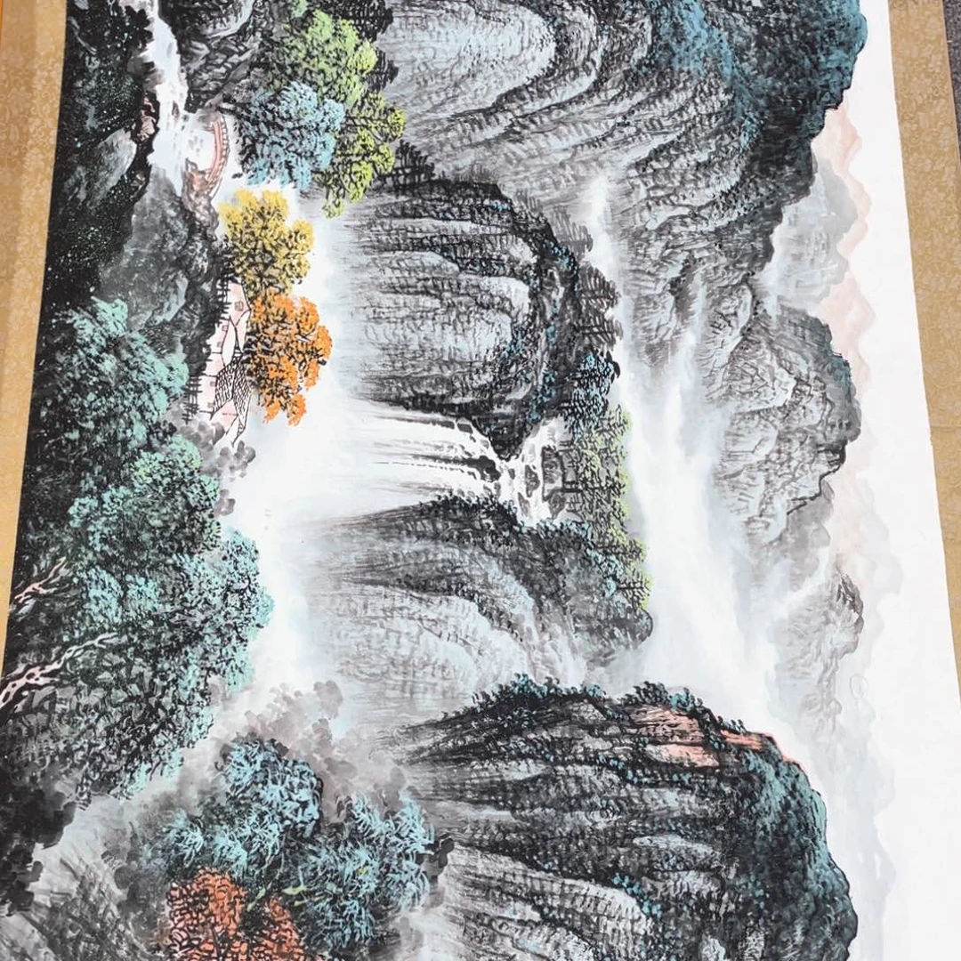 国画老师手笔手绘作品w