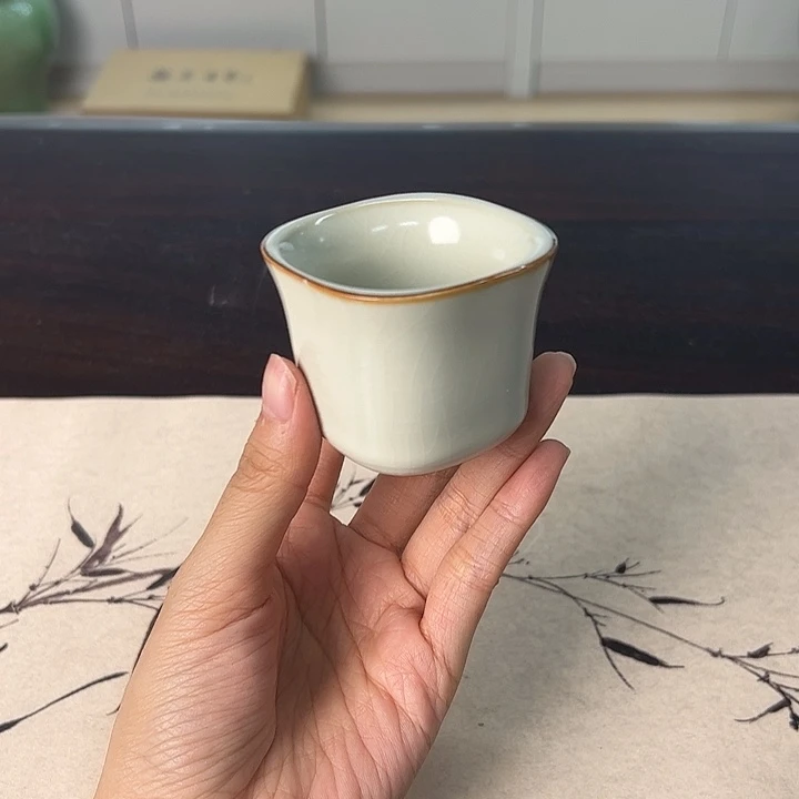 龙泉云间青瓷小米茶器