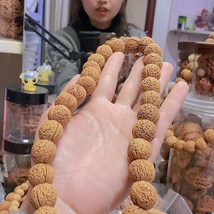 【闪购商品】文玩核桃手串脑纹手串