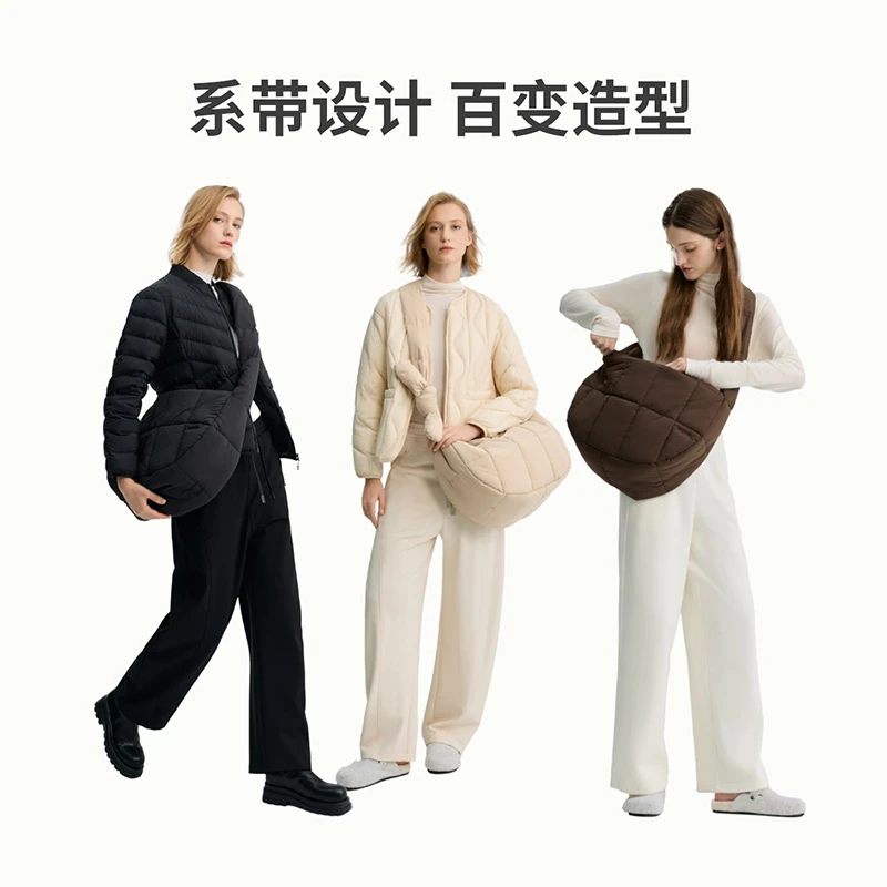 冰洁25年新款大容量百搭软糯肩带可调节云朵包BB03