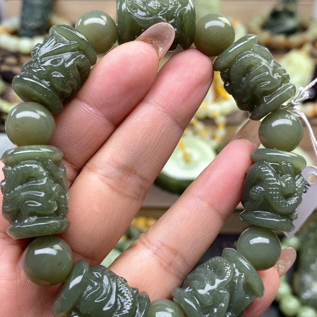 透闪石质玉未镶嵌手串