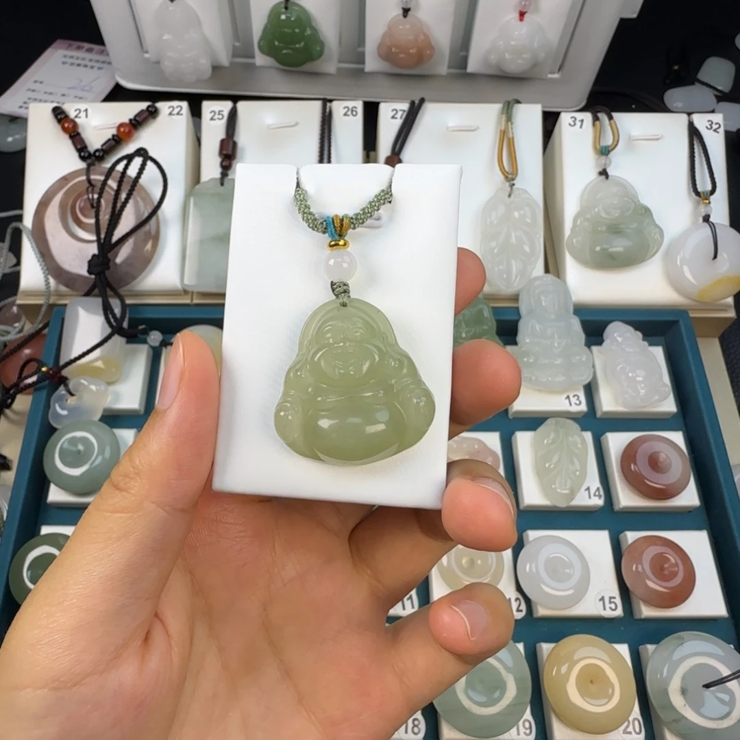 雨***合石英石非金属吊坠