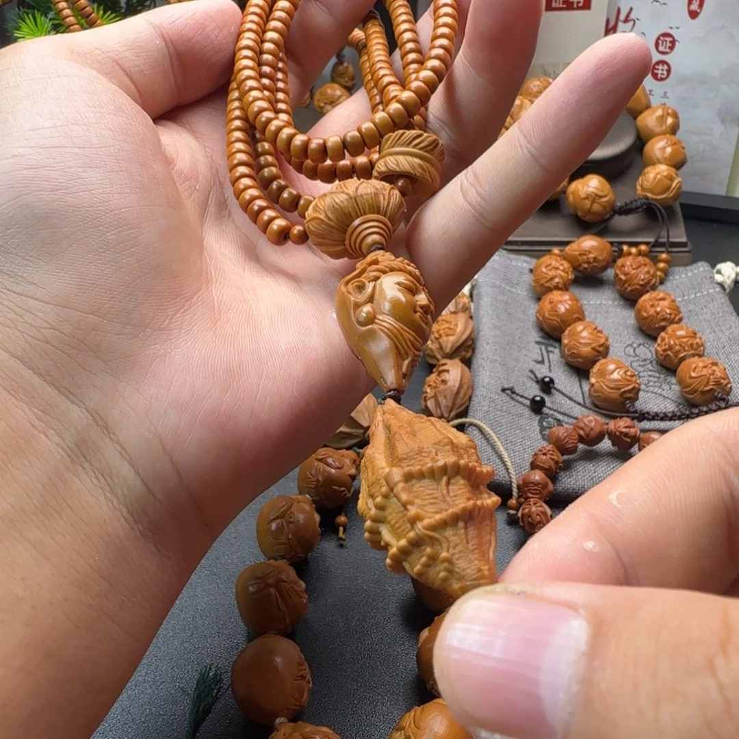 冰***洁手串/手链橄榄核佛手