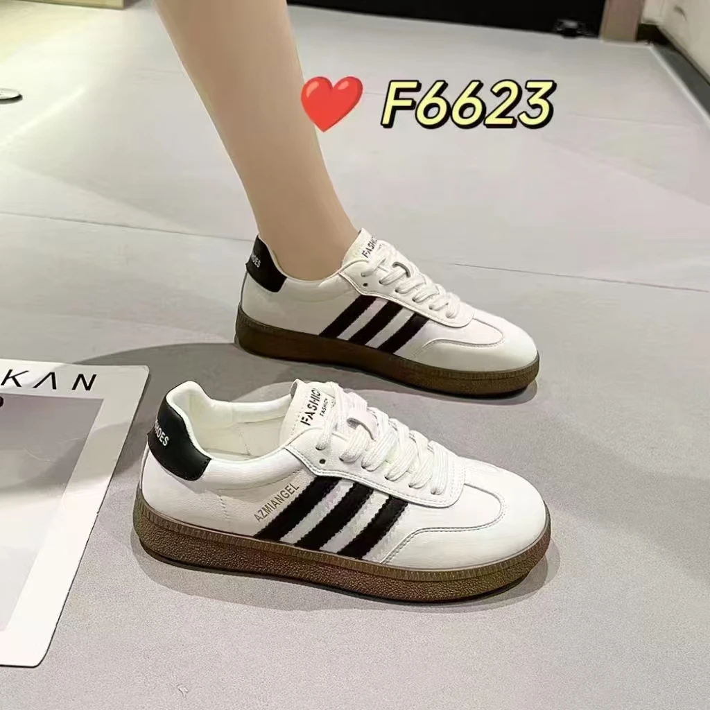 小众秀气德训鞋2025夏季新款百搭休闲复古经典小白鞋厚底女鞋子