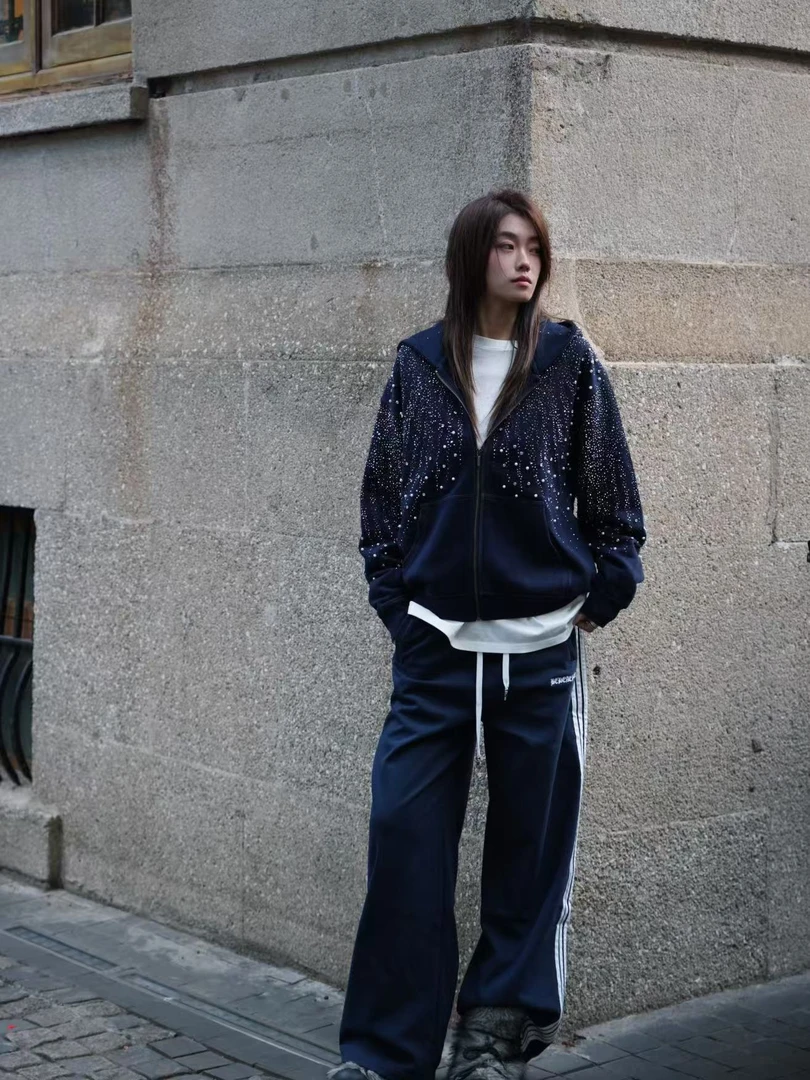 【小茼专属】VIVID FAD 原创潮牌纯棉休闲百搭直筒裤男女款裤KZ572