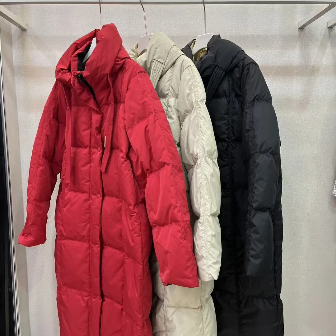 水淼2025秋冬新品长款绒服1403