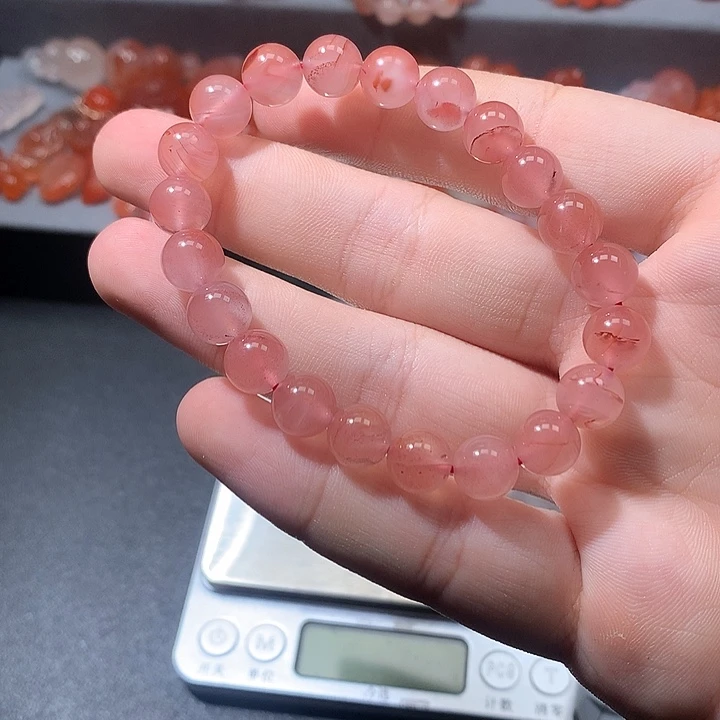 南红玛瑙未镶嵌手链