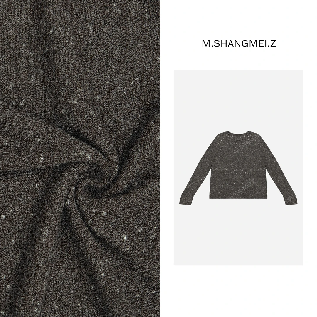 M.SHANGMEI.Z/沐熙【雪国星辰】美大哥亮丝舒适针织上衣X09M2119