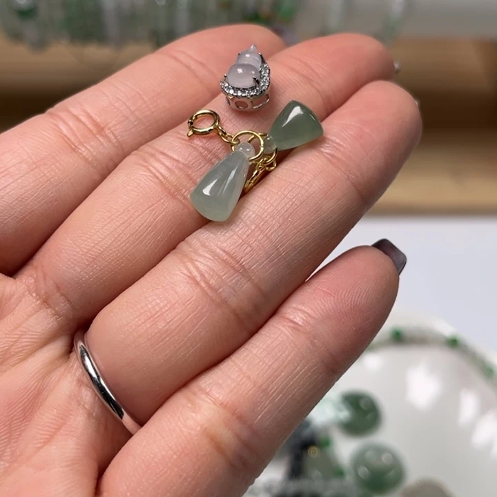 夕***畅翡翠未镶嵌手链翡翠