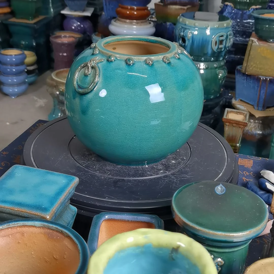 内口11.5深19石湾花盆默认微瑕