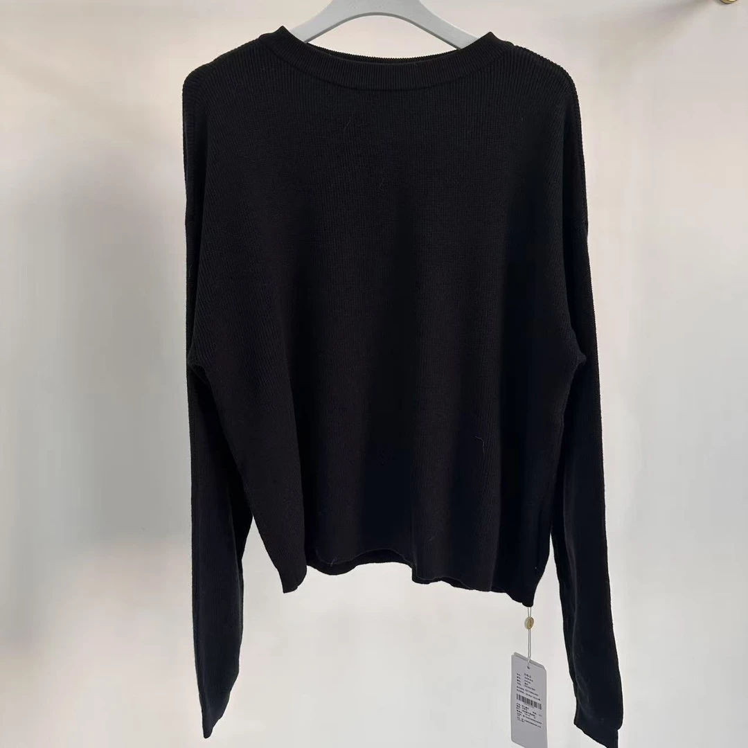 138春秋冬季圆领长袖针织套头打底衫上衣内搭