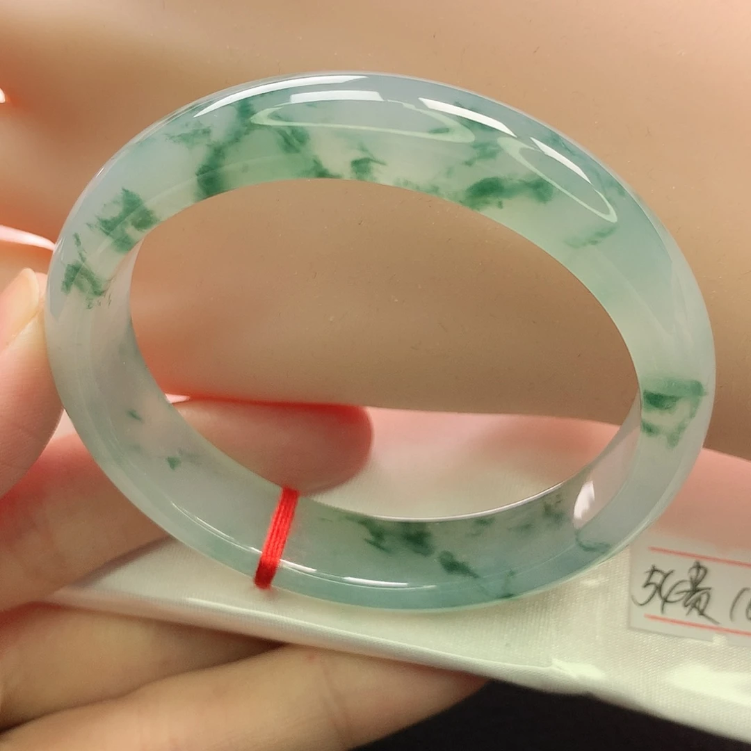 翡翠未镶嵌手镯贵妃54