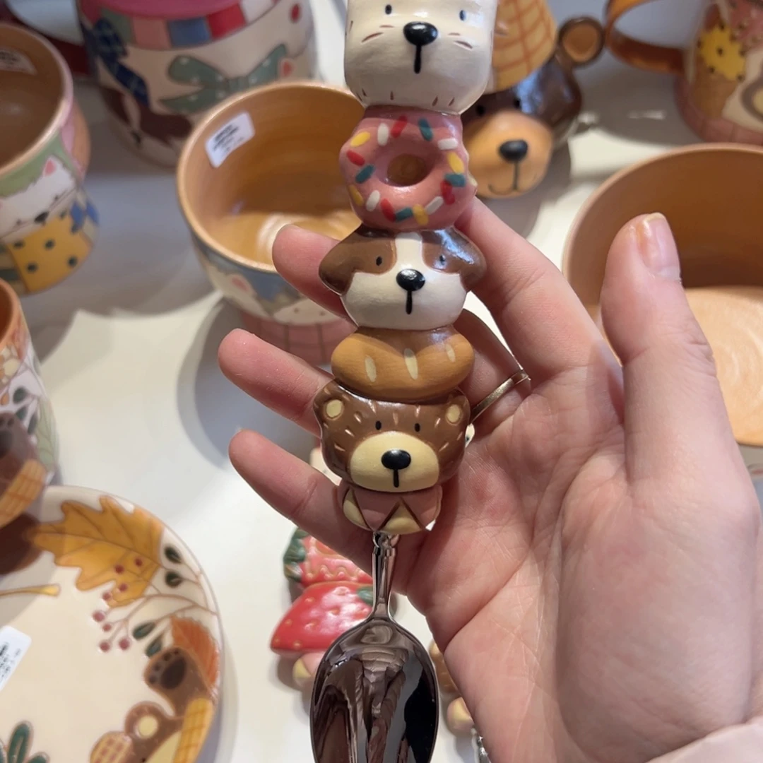 ᙏ***o陶瓷艺术手作器皿入荷勺子手作