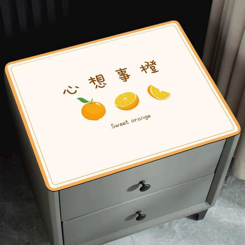 硅藻泥床头柜保护垫轻奢高级感桌布吸水防滑桌面保护垫防尘免洗DT