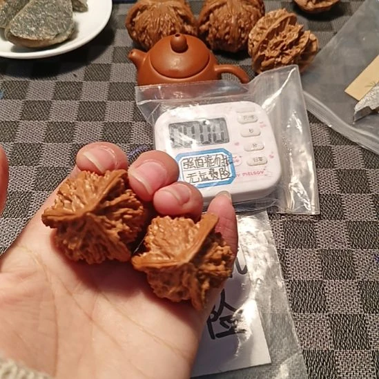 陶****把件文玩核桃盘山文玩三棱子打底