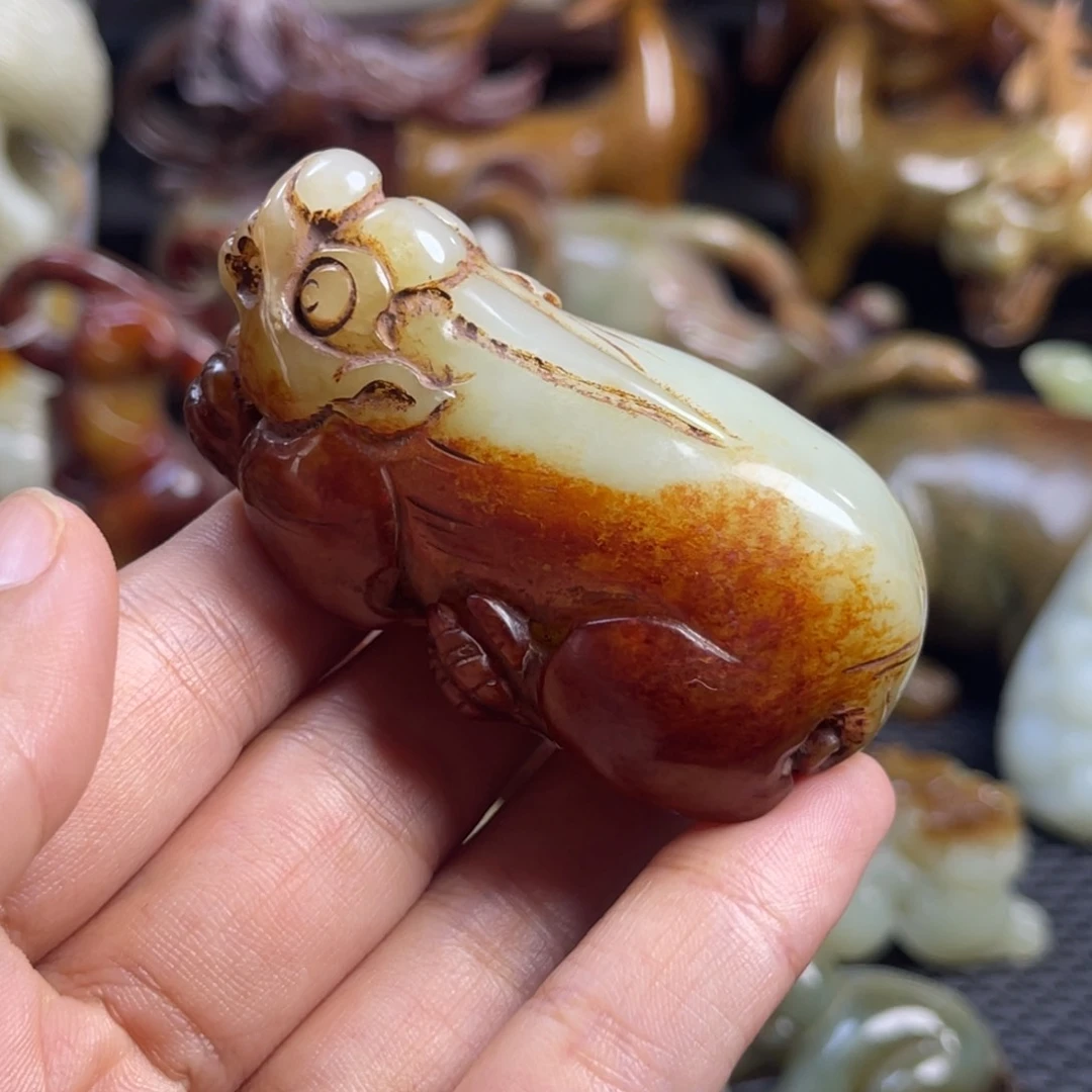 和田玉未镶嵌挂件岁****洋