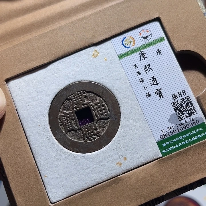 铜鸿盛康熙通宝小福0340