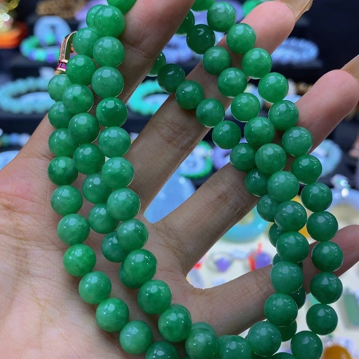 翡翠未镶嵌手链翡翠8