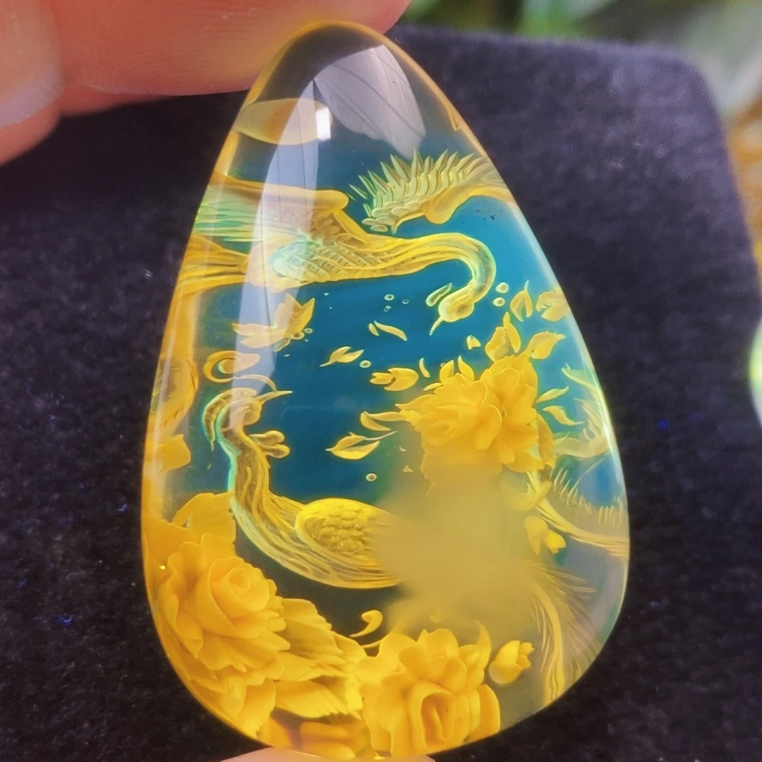 【闪购商品】金珀吊坠(不含链)未镶嵌